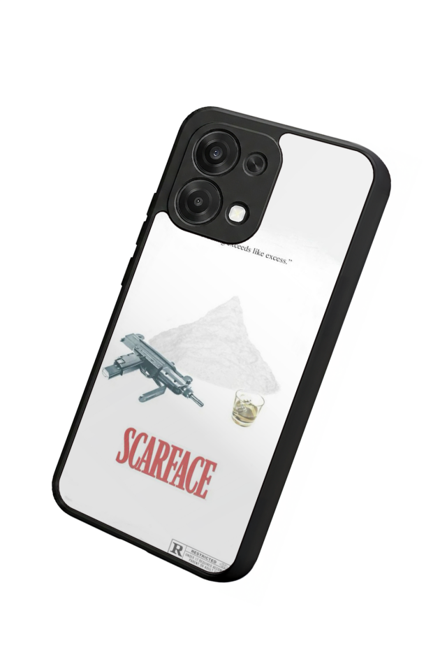 Oppo A6 Pro Uyumlu Scarface Tasarımlı Glossy Premium Kılıf