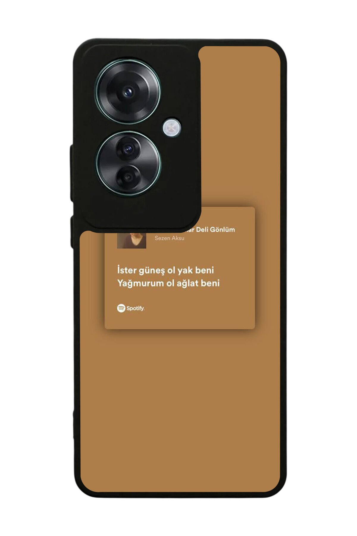 Oppo Reno 11F Uyumlu Sarki Sozleri Tasarımlı Glossy Premium Kılıf