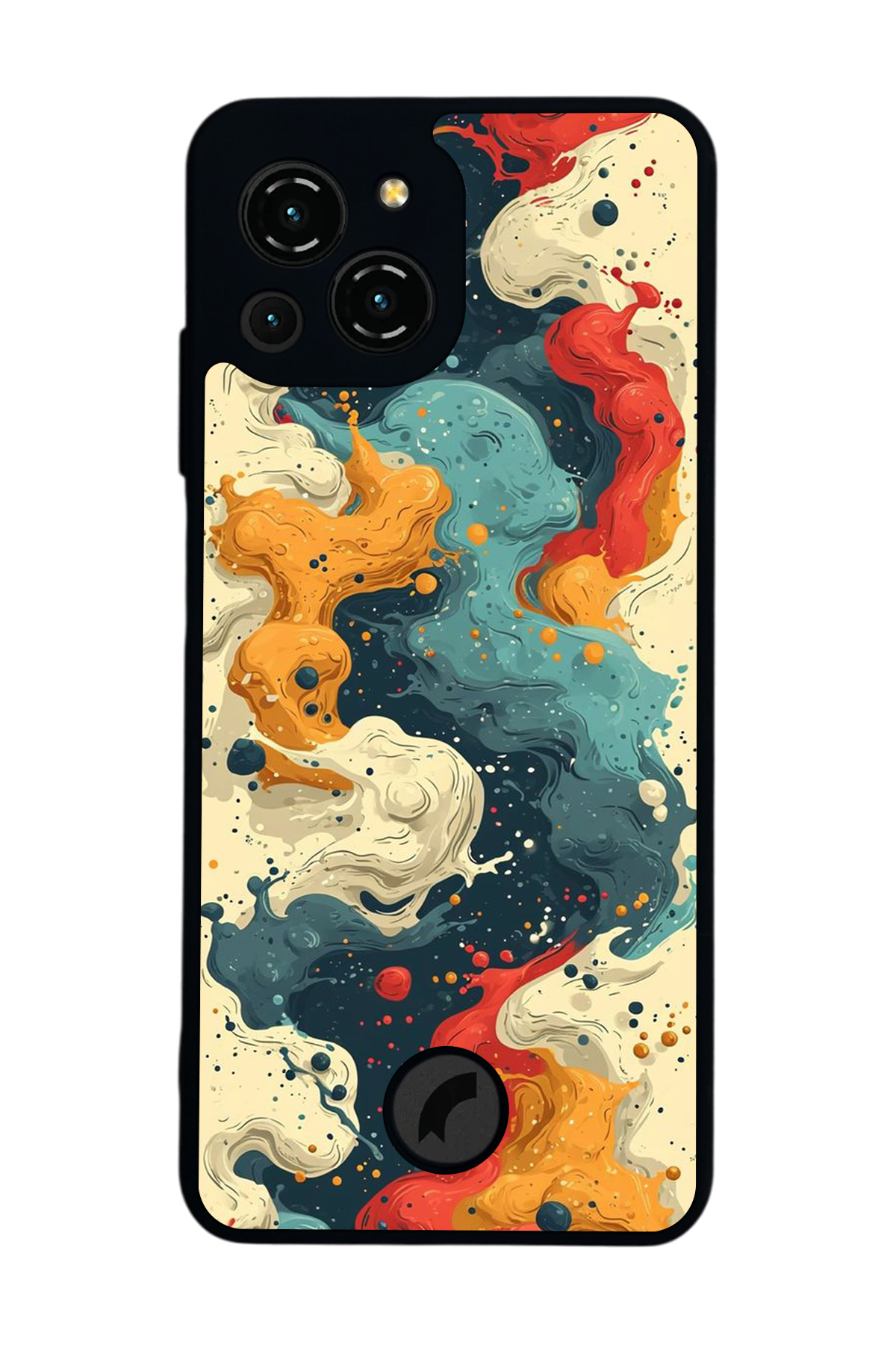 Reeder S23 Pro Max Uyumlu Abstract Tasarımlı Glossy Premium Kılıf