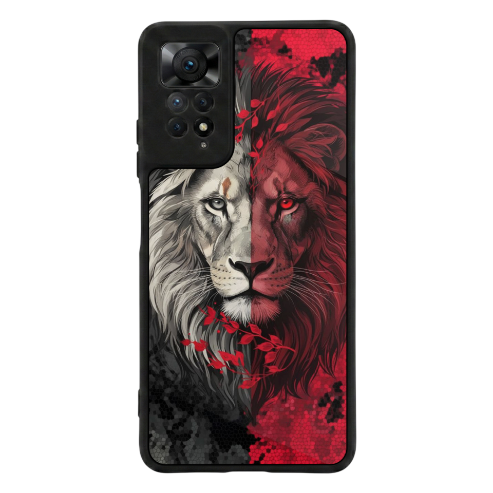 Xiaomi Redmi Note 11 Pro Uyumlu Aslan Tasarımlı Glossy Premium Kılıf