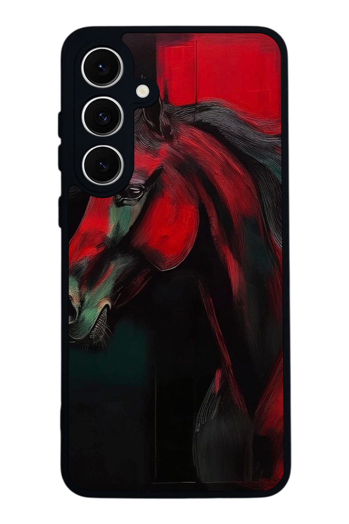 Samsung Galaxy A16 Uyumlu At Horse Tasarımlı Glossy Premium Kılıf