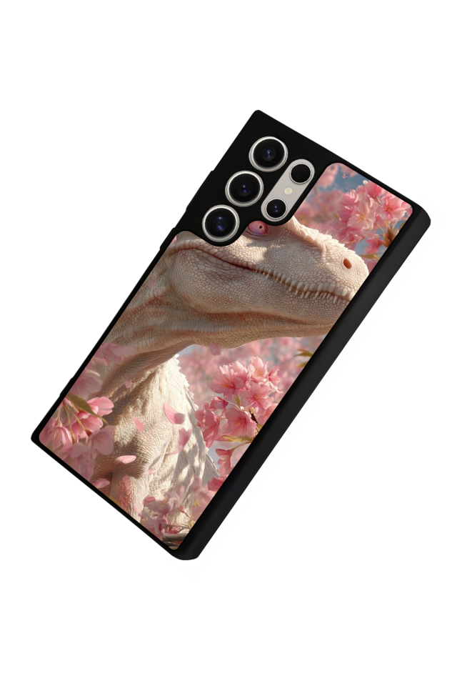 Samsung Galaxy S23 Ultra Uyumlu Dinazor Tasarımlı Glossy Premium Kılıf