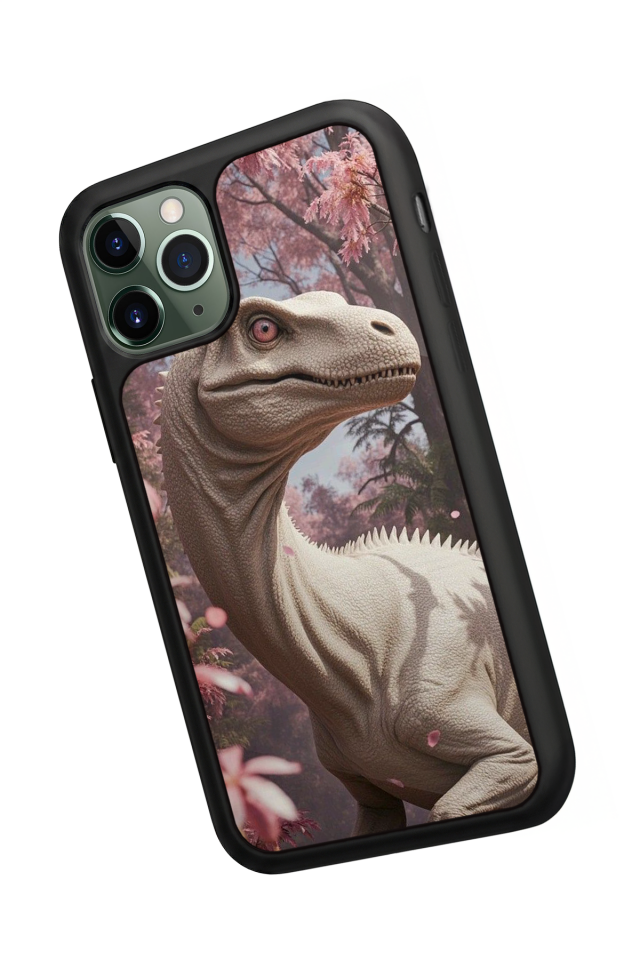 iPhone 11 Pro Uyumlu Dinazor Tasarımlı Glossy Premium Kılıf