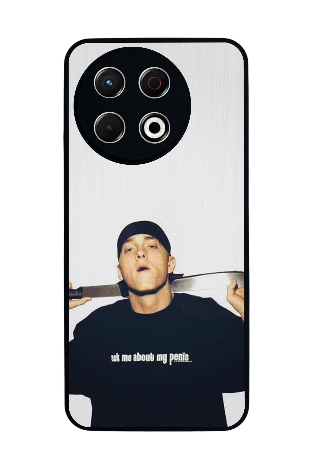 Tecno Spark 30 Pro Uyumlu Eminem Tasarımlı Glossy Premium Kılıf