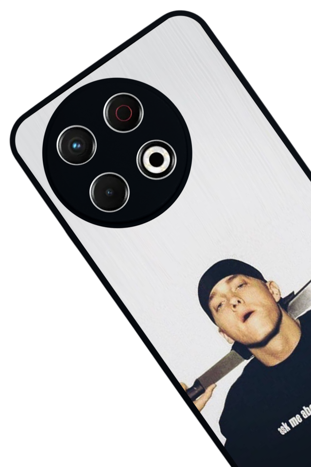 Tecno Spark 30 Pro Uyumlu Eminem Tasarımlı Glossy Premium Kılıf