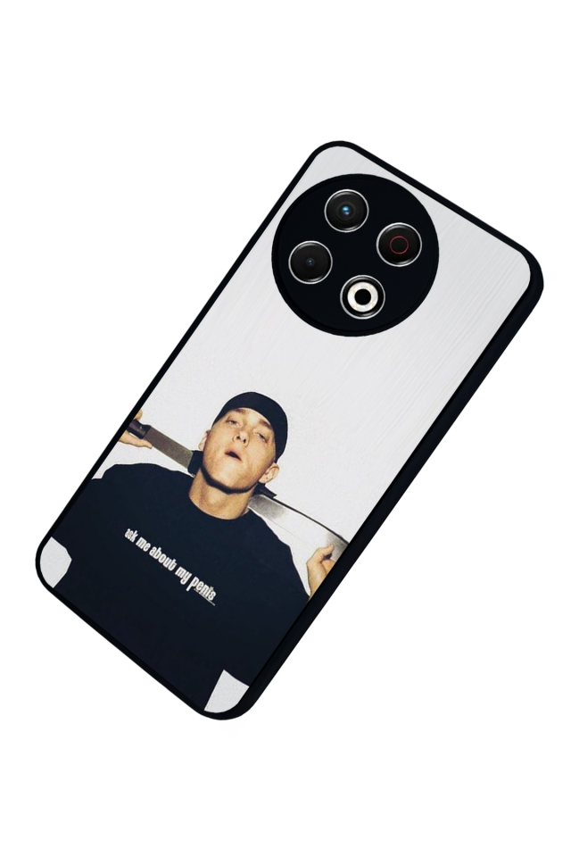 Tecno Spark 30 Pro Uyumlu Eminem Tasarımlı Glossy Premium Kılıf