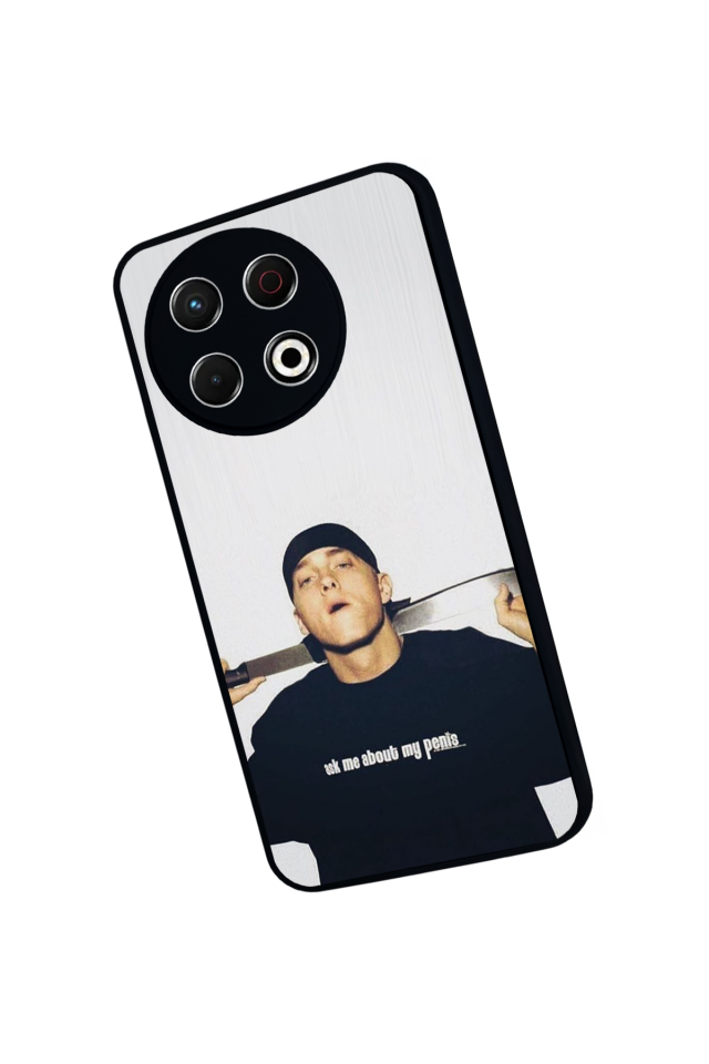 Tecno Spark 30 Pro Uyumlu Eminem Tasarımlı Glossy Premium Kılıf