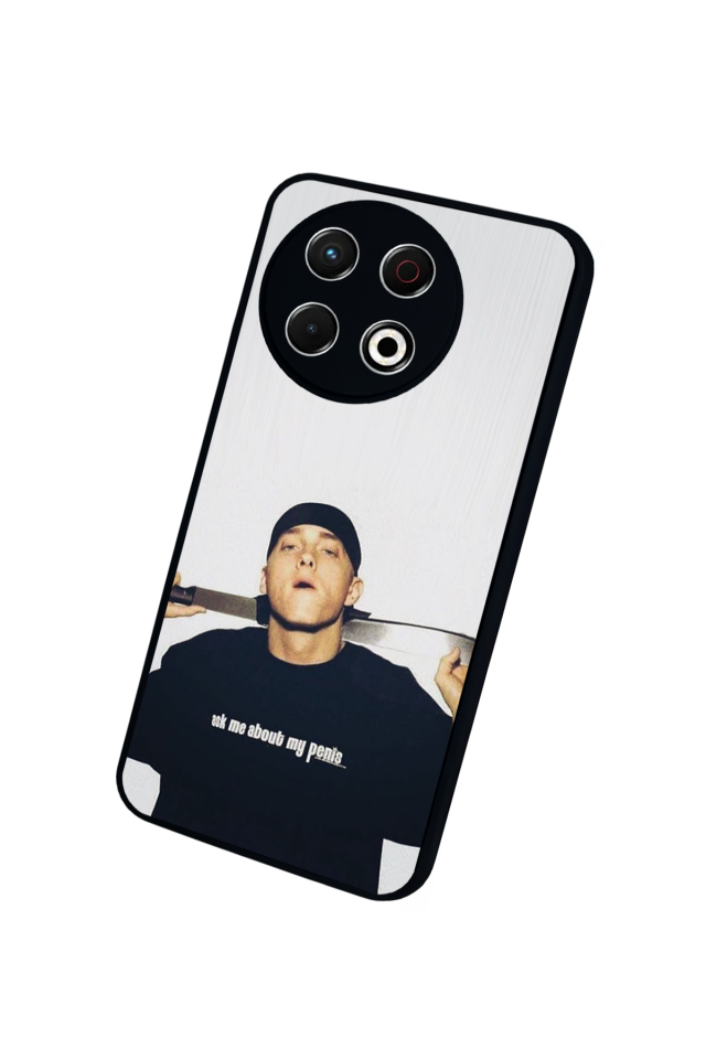 Tecno Spark 30 Pro Uyumlu Eminem Tasarımlı Glossy Premium Kılıf