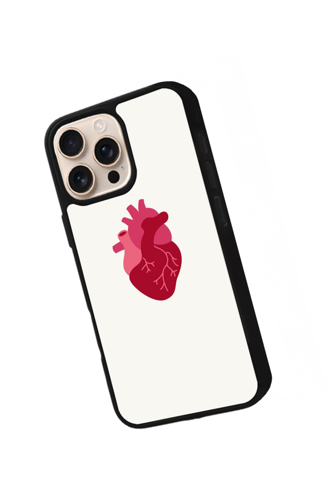 iPhone 14 Pro Max Uyumlu Kalp Love Tasarımlı Glossy Premium Kılıf