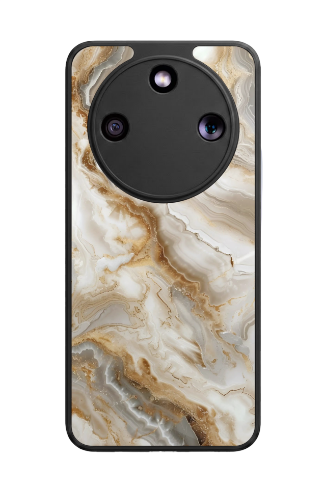Honor Magic 8 Lite Uyumlu Mermer Marble Tasarımlı Glossy Premium Kılıf