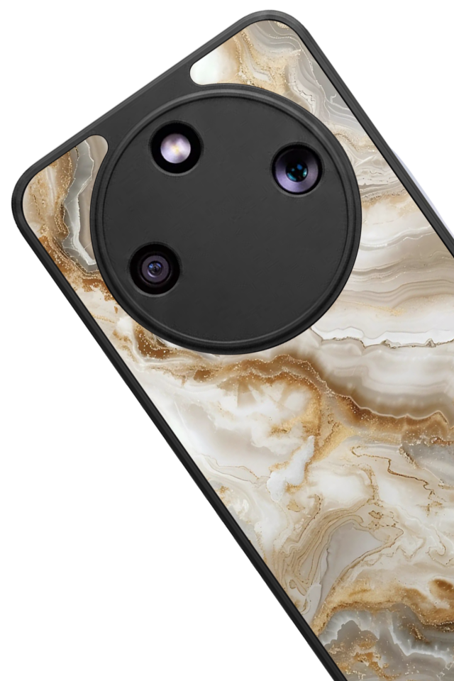 Honor Magic 8 Lite Uyumlu Mermer Marble Tasarımlı Glossy Premium Kılıf