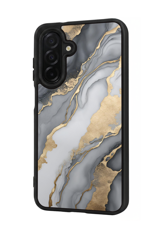 Samsung Galaxy A36 Uyumlu Mermer Marble Tasarımlı Glossy Premium Kılıf