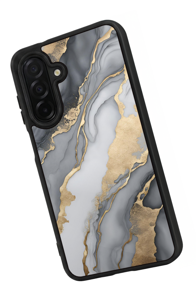 Samsung Galaxy A36 Uyumlu Mermer Marble Tasarımlı Glossy Premium Kılıf