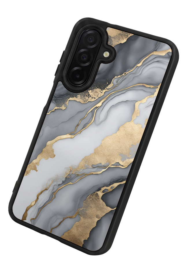 Samsung Galaxy A36 Uyumlu Mermer Marble Tasarımlı Glossy Premium Kılıf