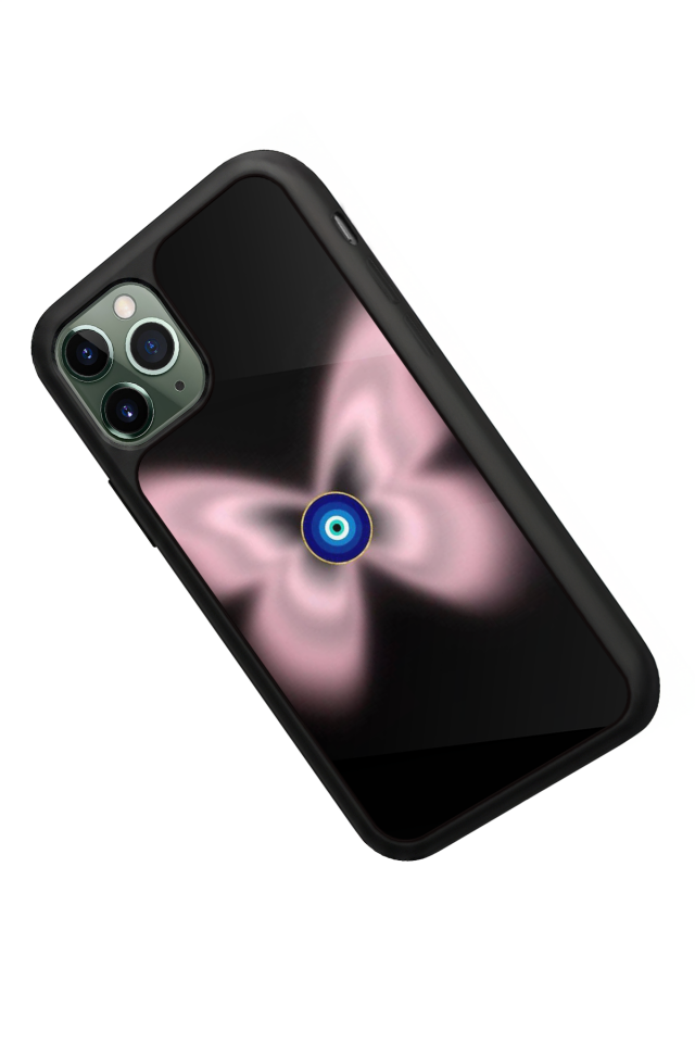 iPhone 11 Pro Max Uyumlu Nazar Tasarımlı Glossy Premium Kılıf