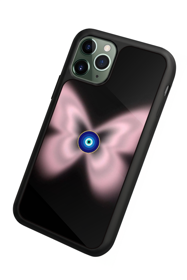 iPhone 11 Pro Max Uyumlu Nazar Tasarımlı Glossy Premium Kılıf