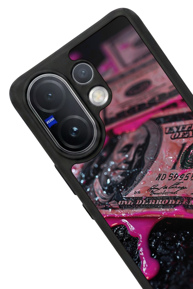 Vivo V60 Uyumlu Para Tasarımlı Glossy Premium Kılıf