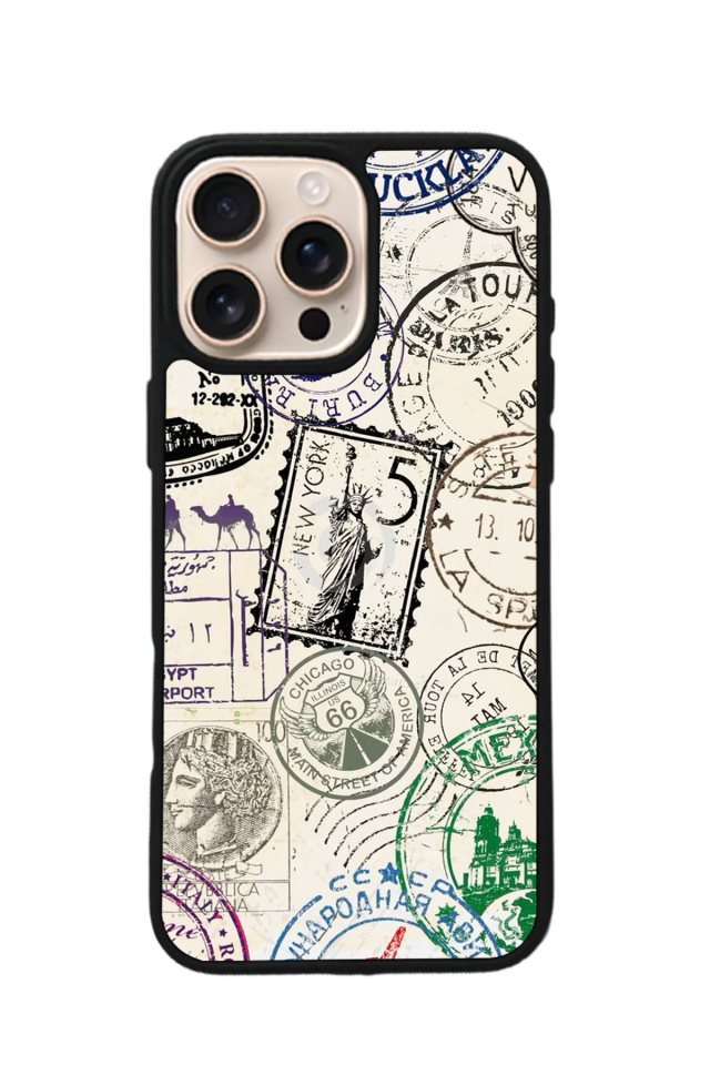 iPhone 15 Pro Uyumlu Poster Tasarımlı Glossy Premium Kılıf