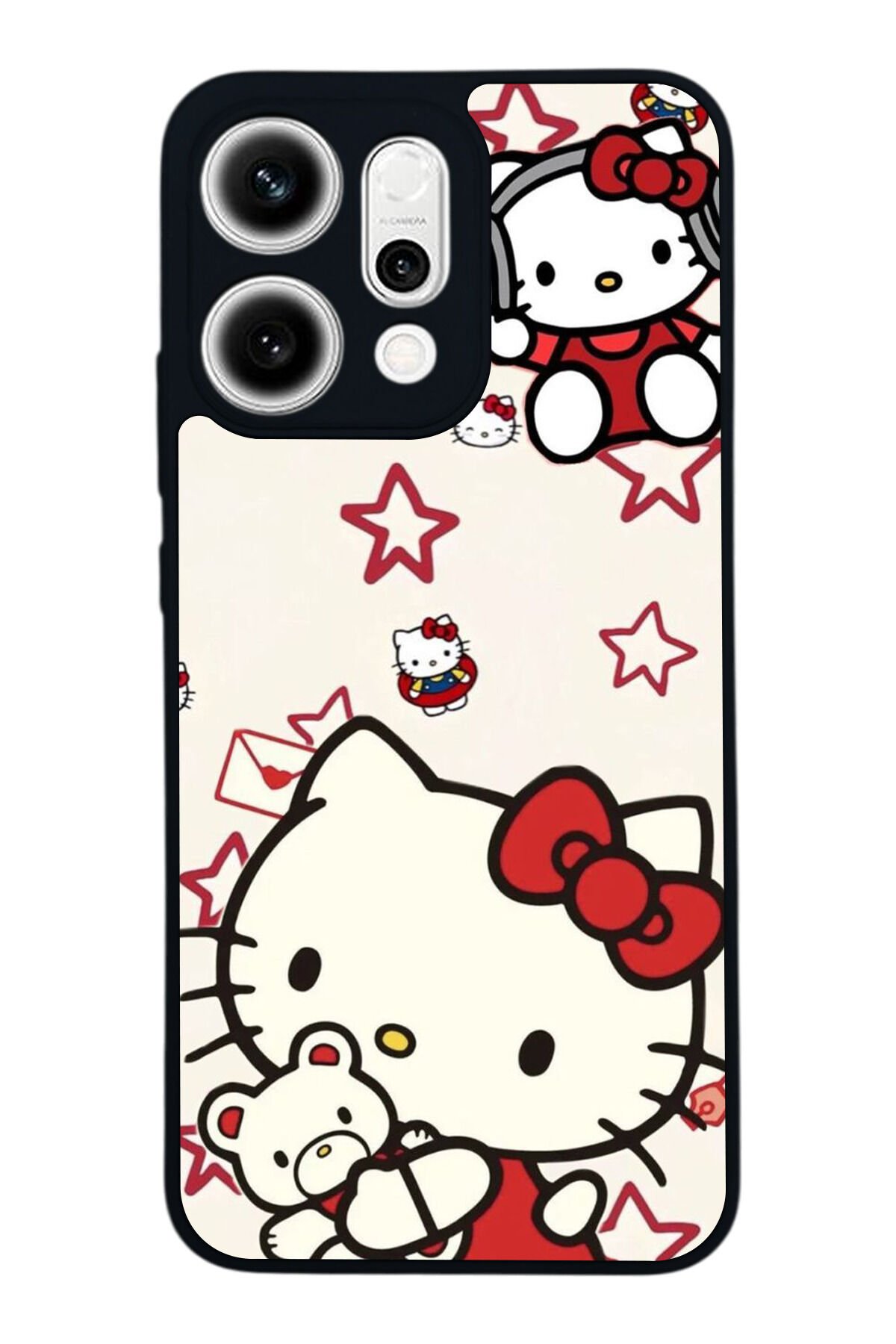 Oppo Reno 14 Uyumlu HelloKitty Tasarımlı Glossy Premium Kılıf
