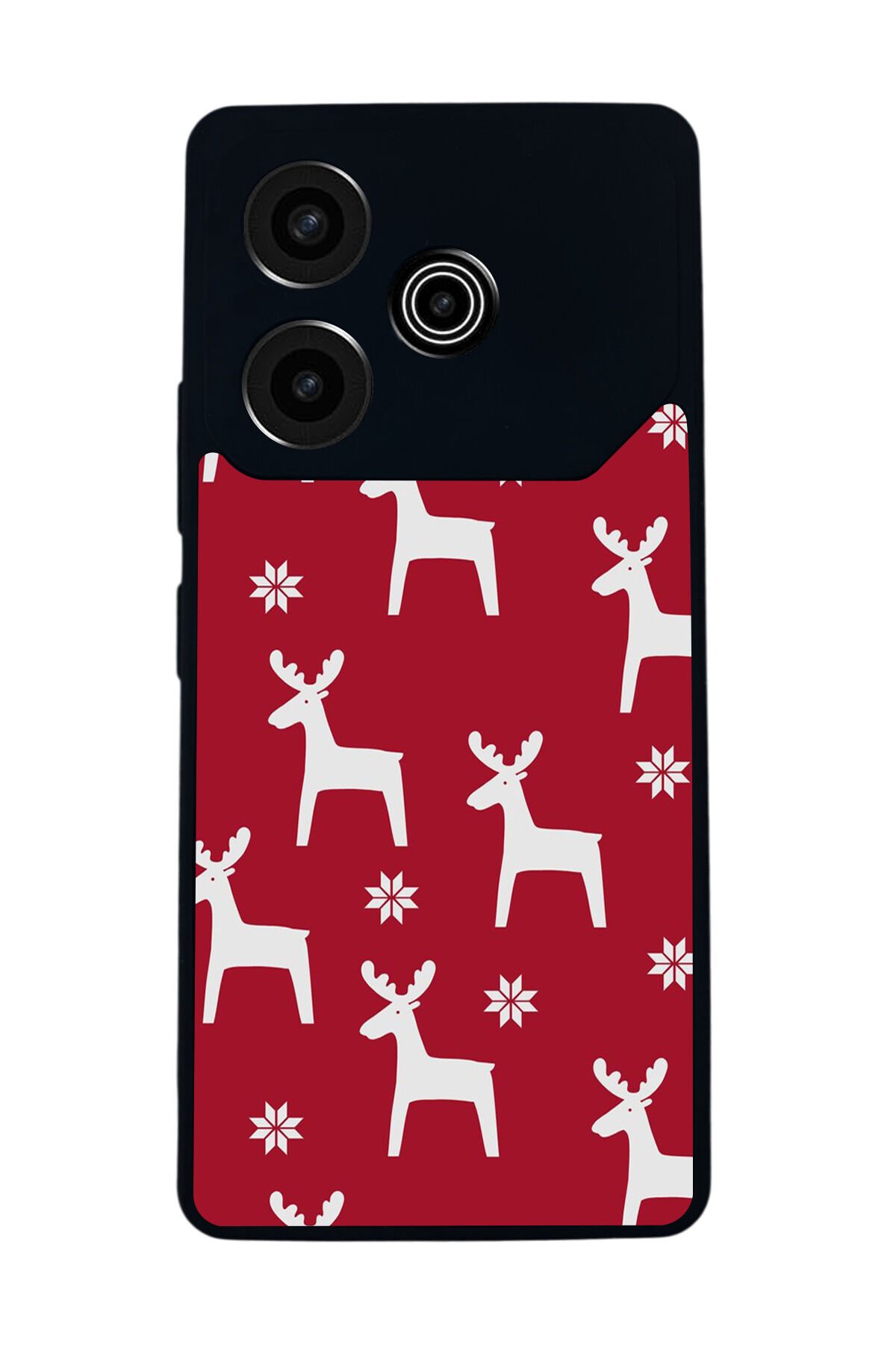 Tecno Pova 6 Uyumlu Yilbasi Christmas Tasarımlı Glossy Premium Kılıf