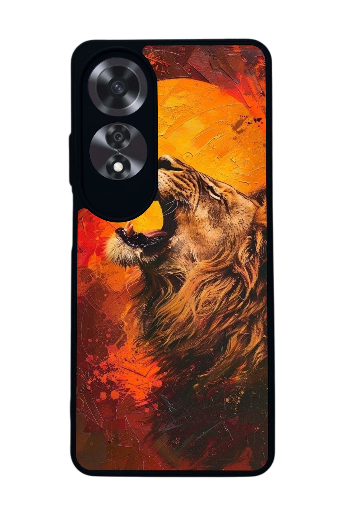 Oppo A60 Mat Siyah uyumlu Kılıf – Yumuşak Silikon, Koruyucu, Şok Emici Kapak