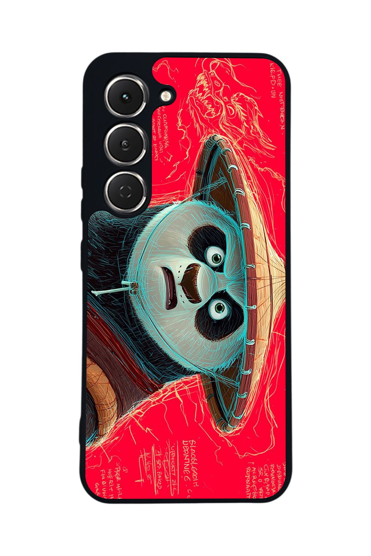 Tecno Spark 40 Pro Uyumlu Kung Fu Panda Tasarımlı Glossy Premium Kılıf