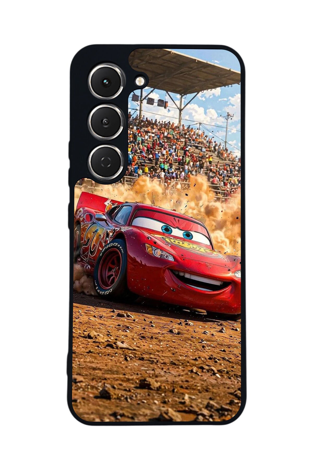 Tecno Spark 40 Pro Uyumlu Şimsek McQueen Tasarımlı Glossy Premium Kılıf