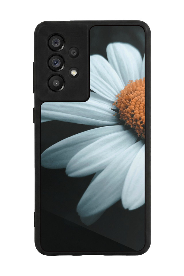 Samsung Galaxy A73 Uyumlu Cicek Tasarımlı Glossy Premium Kılıf