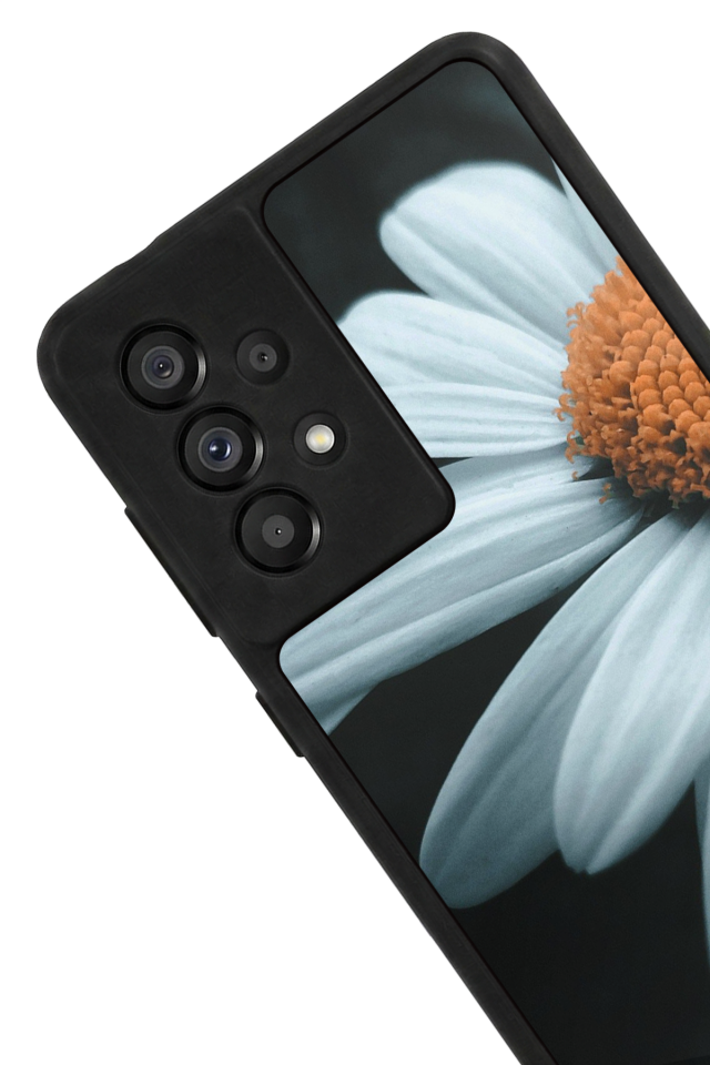 Samsung Galaxy A73 Uyumlu Cicek Tasarımlı Glossy Premium Kılıf