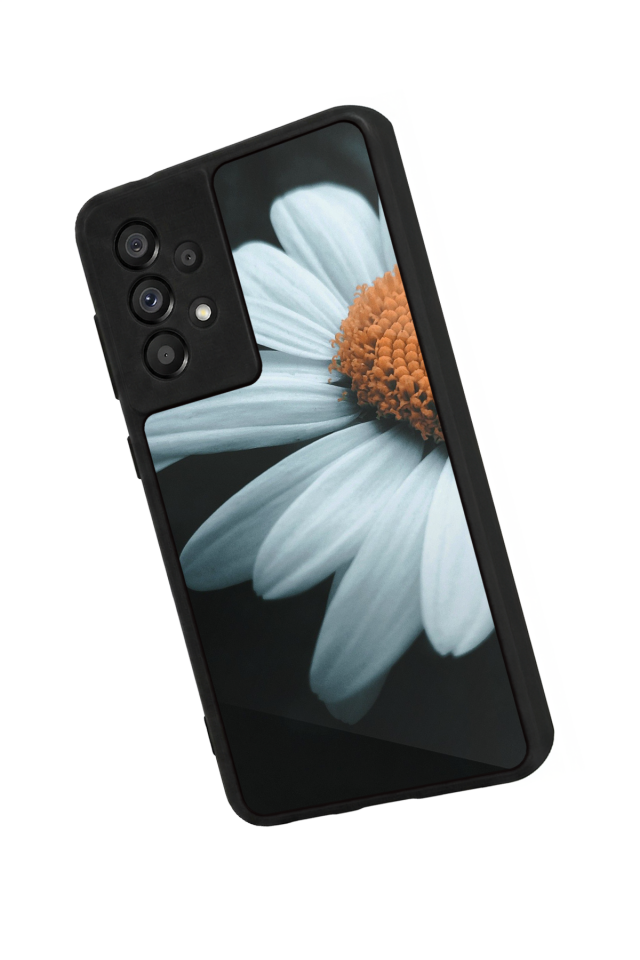 Samsung Galaxy A73 Uyumlu Cicek Tasarımlı Glossy Premium Kılıf