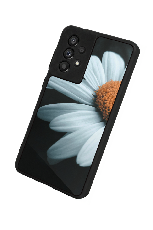 Samsung Galaxy A73 Uyumlu Cicek Tasarımlı Glossy Premium Kılıf
