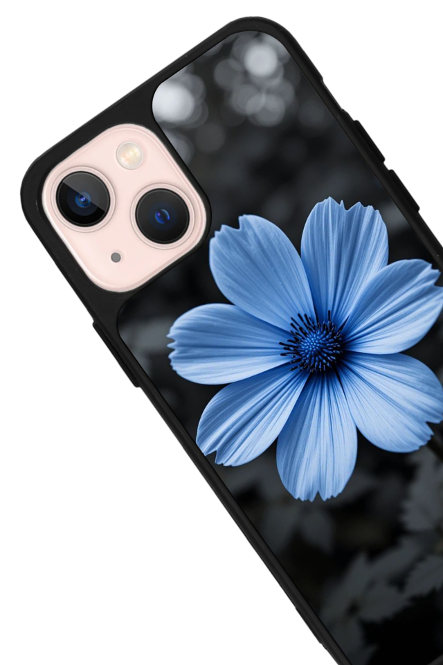 iPhone 14 Plus Uyumlu Cicek Tasarımlı Glossy Premium Kılıf