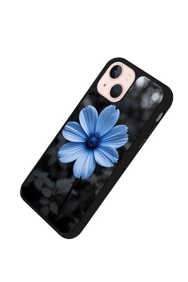 iPhone 14 Plus Uyumlu Cicek Tasarımlı Glossy Premium Kılıf