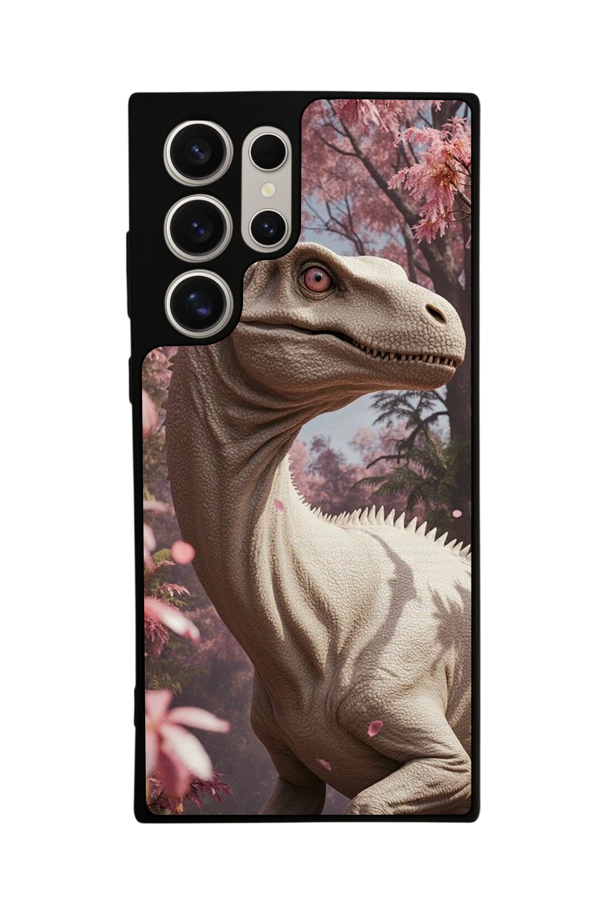 Samsung Galaxy S23 Ultra Uyumlu Dinazor Tasarımlı Glossy Premium Kılıf