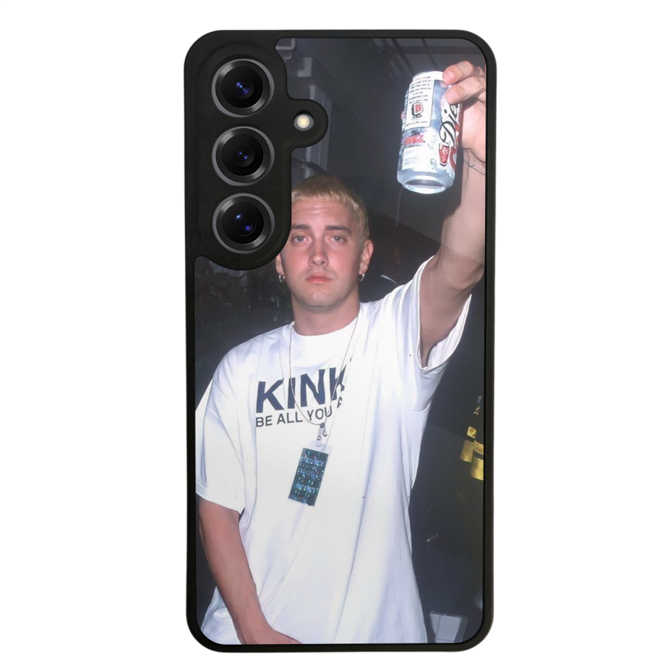 Samsung Galaxy S25 Uyumlu Eminem Tasarımlı Glossy Premium Kılıf