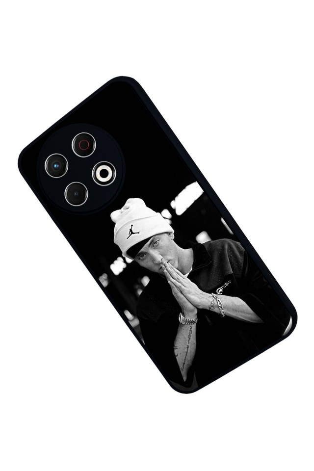 Tecno Spark 30 Pro Uyumlu Eminem Tasarımlı Glossy Premium Kılıf
