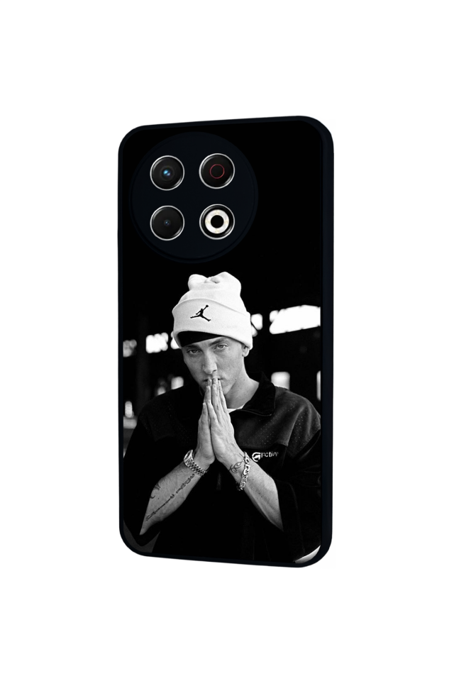 Tecno Spark 30 Pro Uyumlu Eminem Tasarımlı Glossy Premium Kılıf