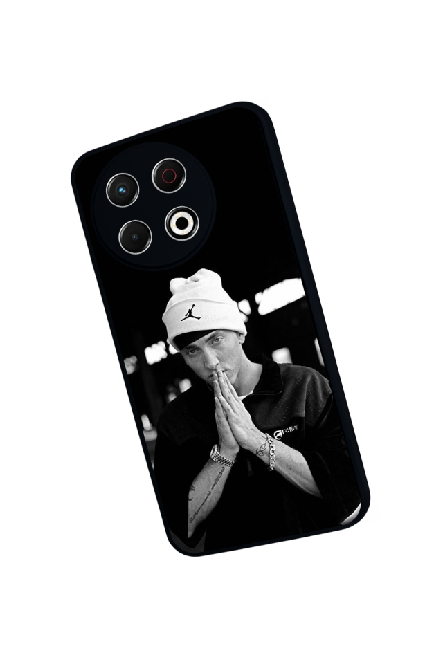 Tecno Spark 30 Pro Uyumlu Eminem Tasarımlı Glossy Premium Kılıf