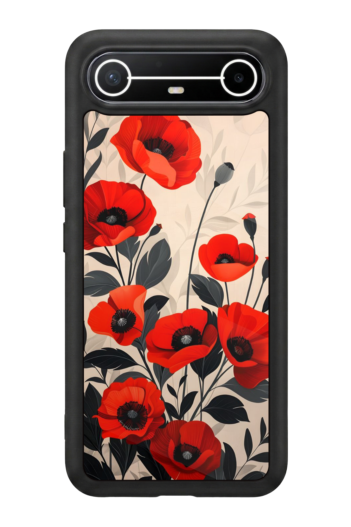 Tecno Spark Slim 5G Uyumlu Floral Tasarımlı Glossy Premium Kılıf