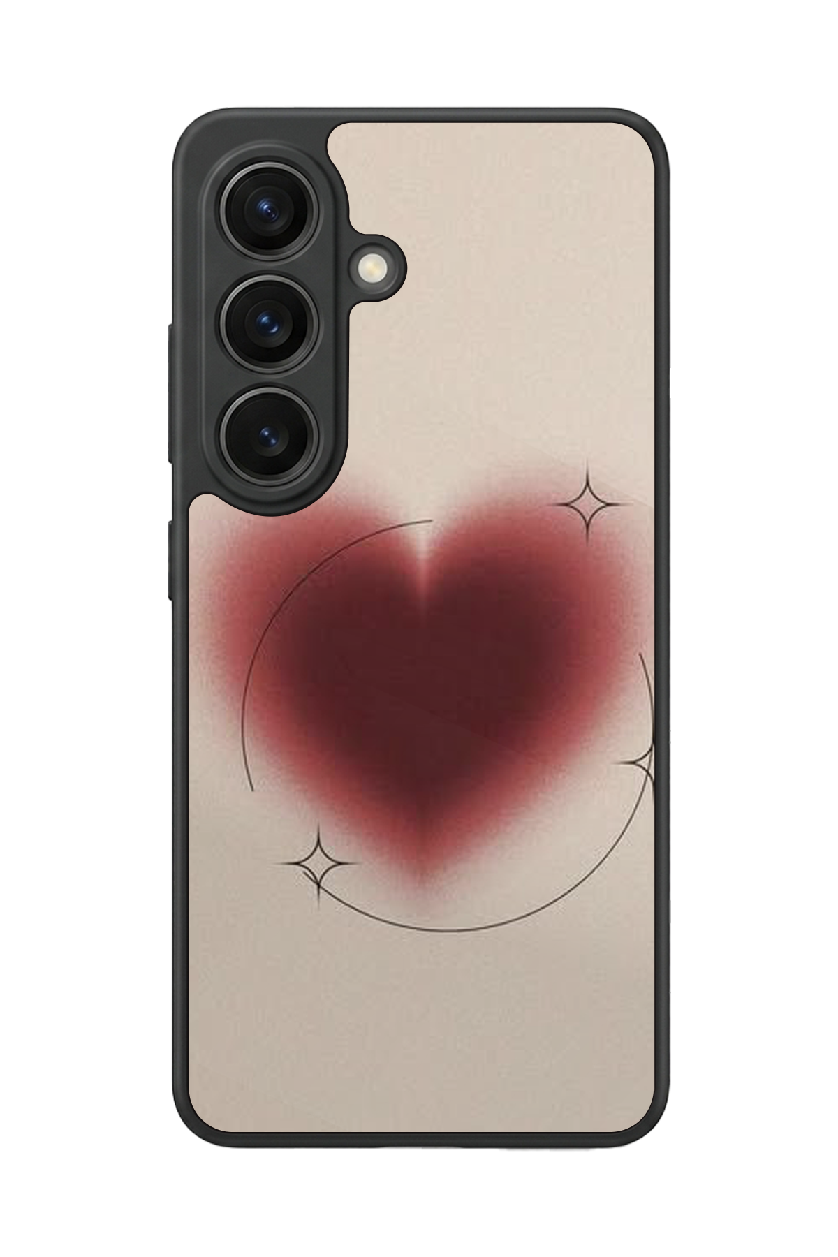 Samsung Galaxy S26 Uyumlu Kalp Love Tasarımlı Glossy Premium Kılıf