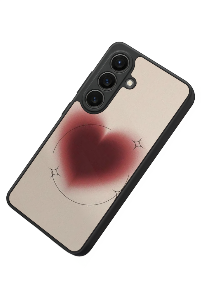 Samsung Galaxy S26 Uyumlu Kalp Love Tasarımlı Glossy Premium Kılıf