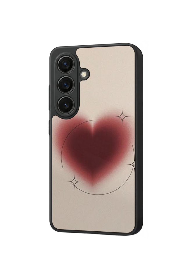 Samsung Galaxy S26 Uyumlu Kalp Love Tasarımlı Glossy Premium Kılıf