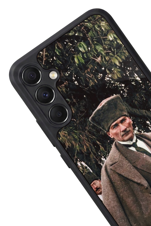Samsung Galaxy A34 Uyumlu Mustafa Kemal Ataturk Tasarımlı Glossy Premium Kılıf