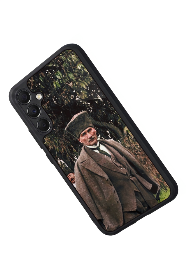 Samsung Galaxy A34 Uyumlu Mustafa Kemal Ataturk Tasarımlı Glossy Premium Kılıf