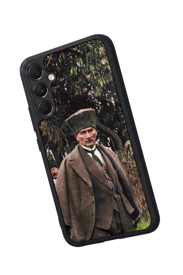 Samsung Galaxy A34 Uyumlu Mustafa Kemal Ataturk Tasarımlı Glossy Premium Kılıf