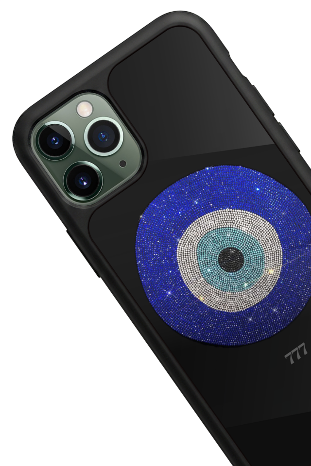 iPhone 11 Pro Max Uyumlu Nazar Tasarımlı Glossy Premium Kılıf