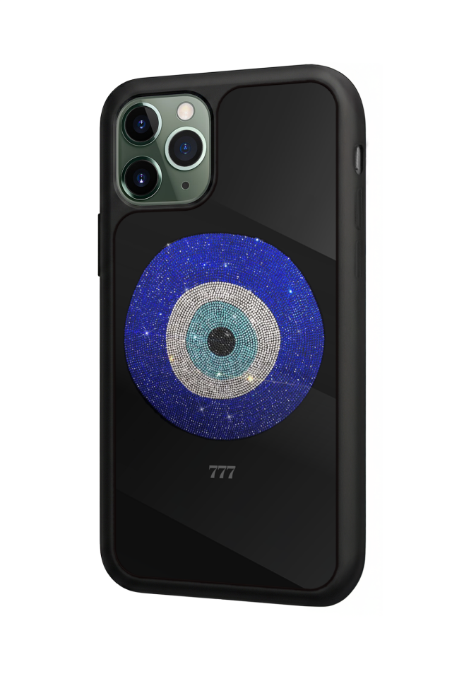 iPhone 11 Pro Max Uyumlu Nazar Tasarımlı Glossy Premium Kılıf