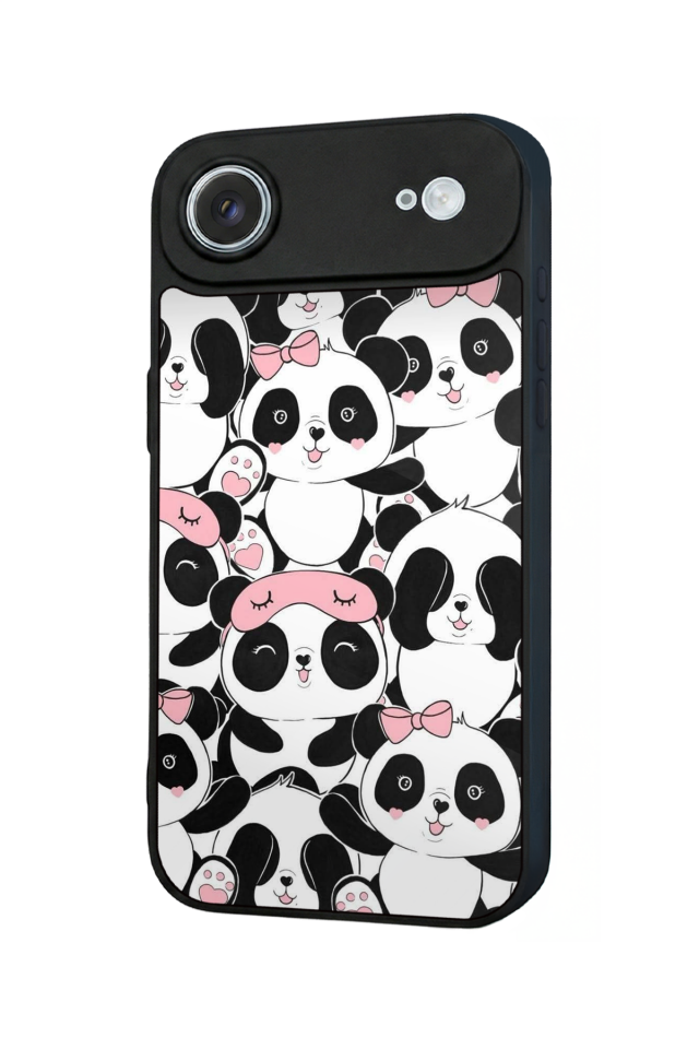 iPhone 17 Air Uyumlu Panda Tasarımlı Glossy Premium Kılıf