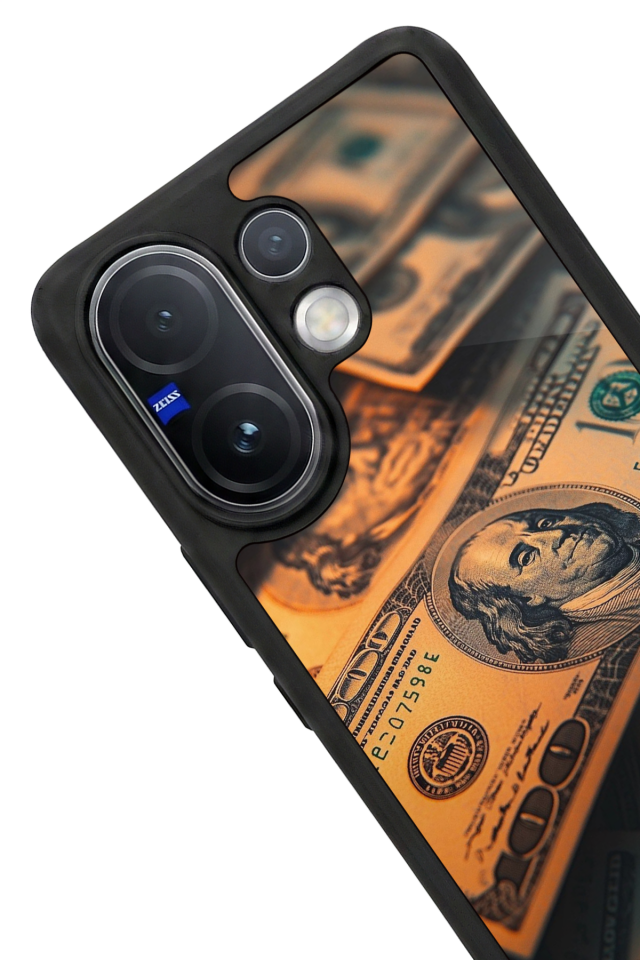 Vivo V60 Uyumlu Para Tasarımlı Glossy Premium Kılıf