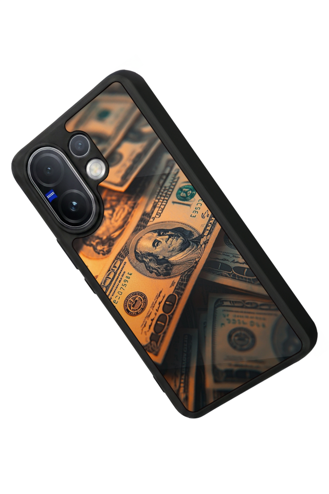 Vivo V60 Uyumlu Para Tasarımlı Glossy Premium Kılıf